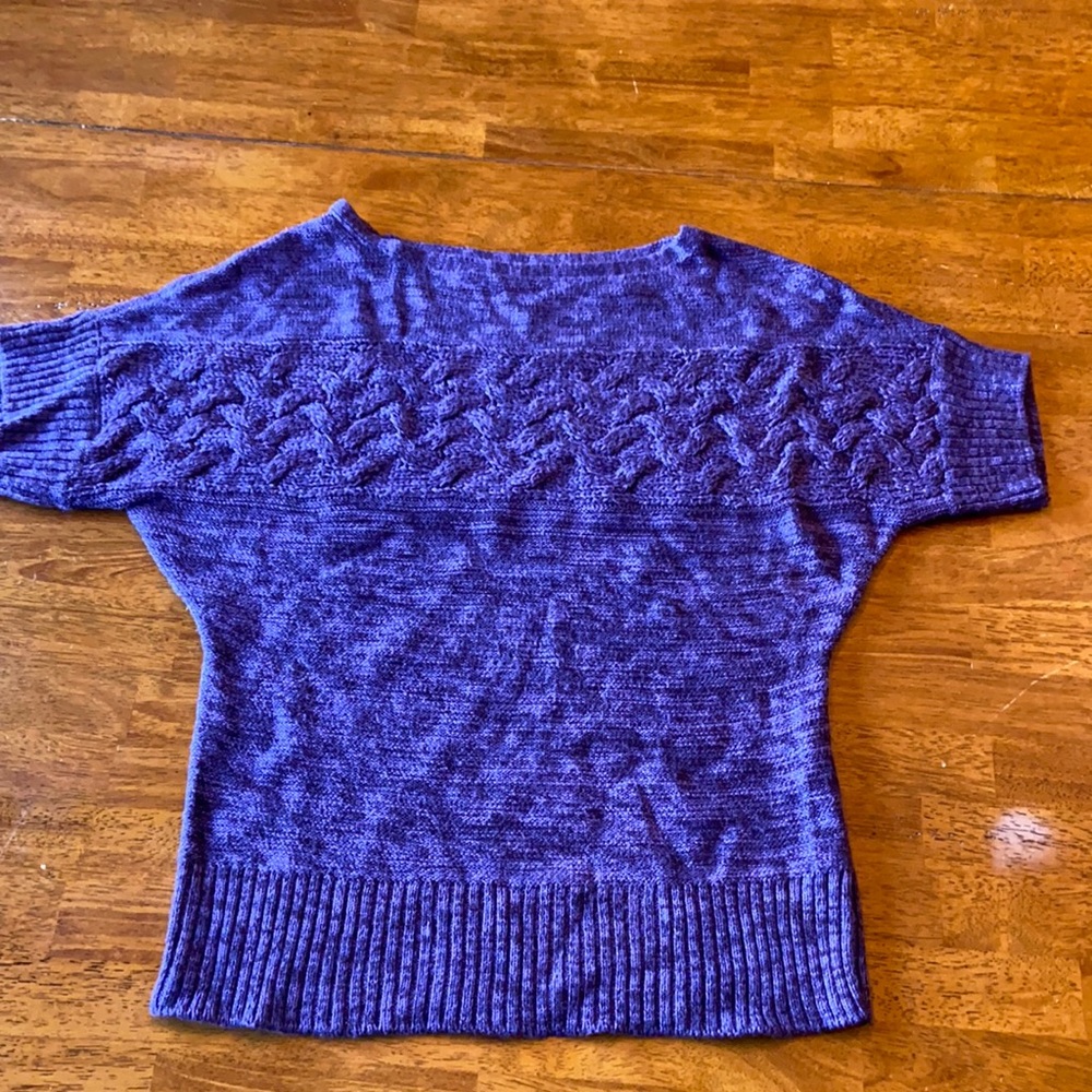 The Limited Purple Sweater